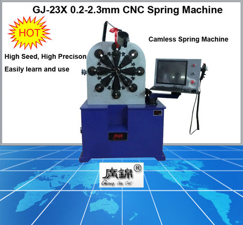 0.2mm-2.5mm CNC Camless Universal Spring Machine