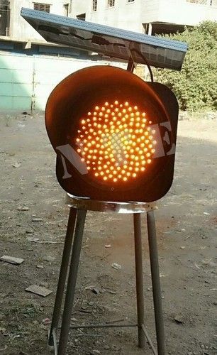 Round Led Solar Blinker