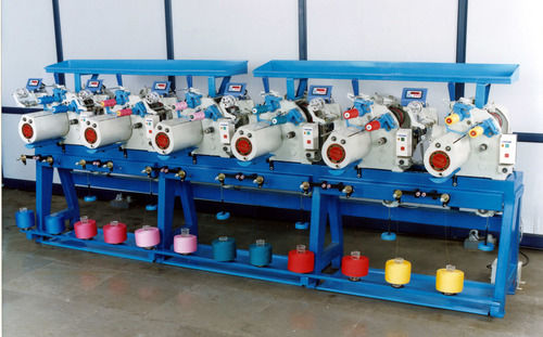 Blue Six Heads Thread Winding Machine