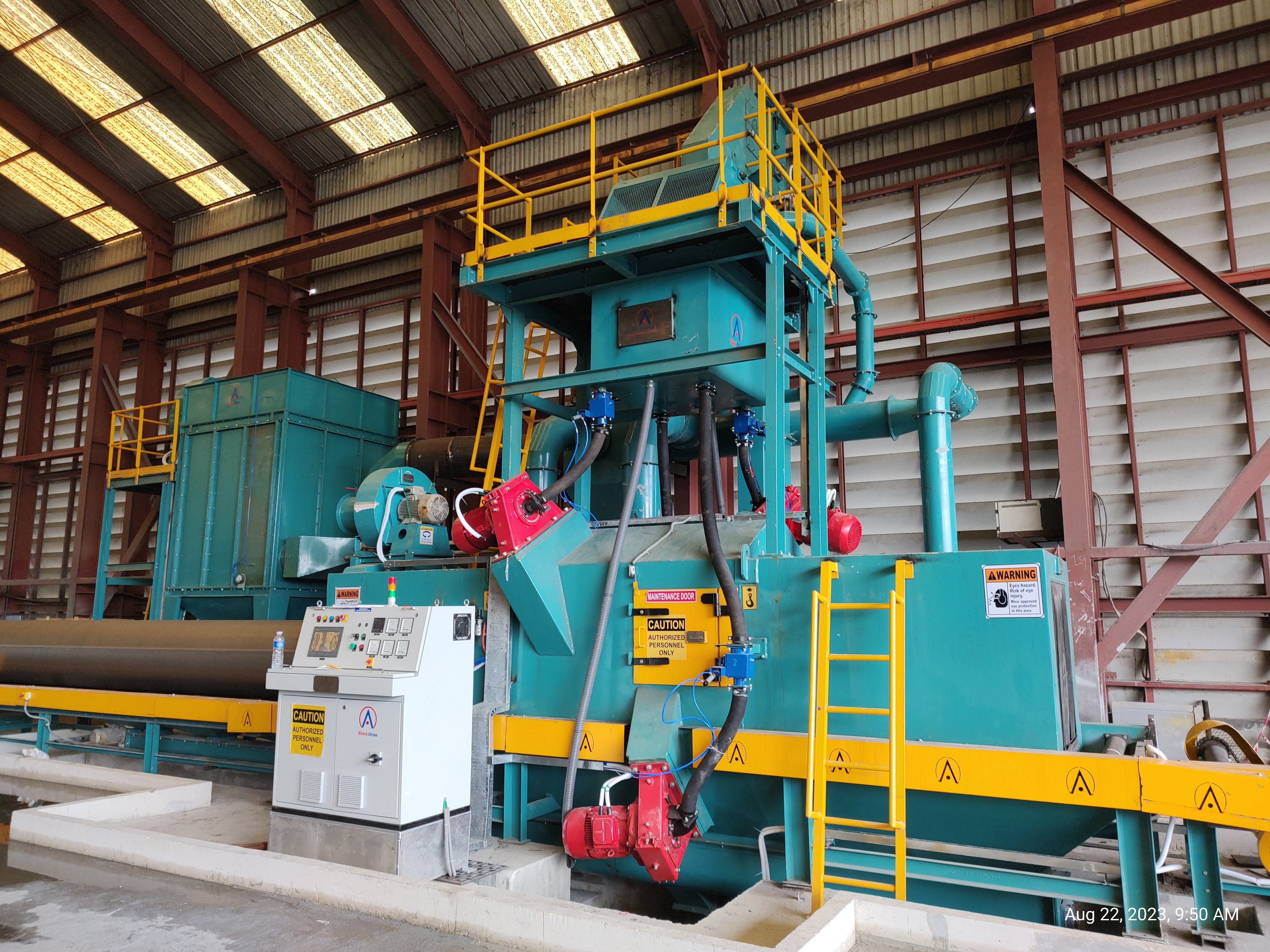 Automatic Shot Blasting Lines - Capacity: Customize Ton/Day