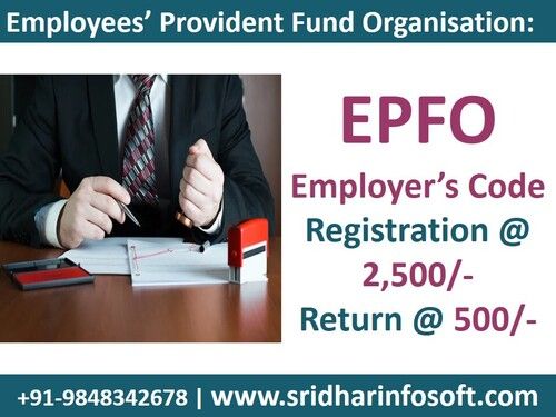 EPFO Employers Code Registration & Return Services