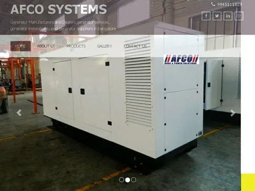 Good Quality Sound Proof Rectangular Reliable Used Generator