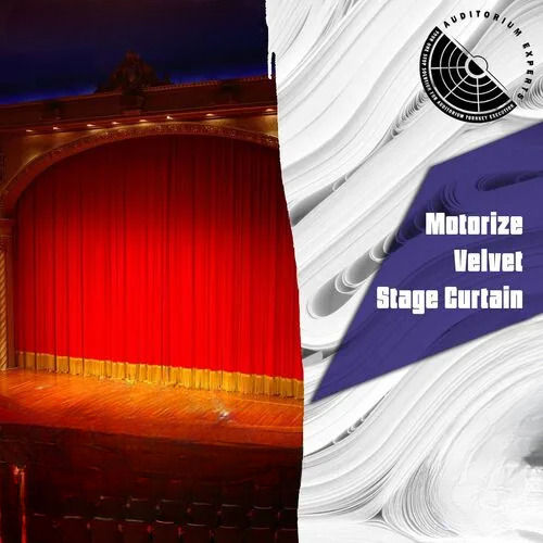 Auditorium Attractive Motorized Stage Curtain