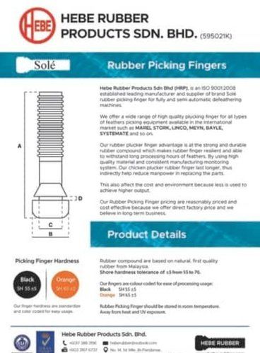 Durable Chicken Plucker Finger