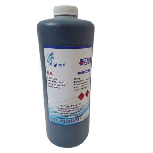 Black Color Willet Printer Ink 1000ml