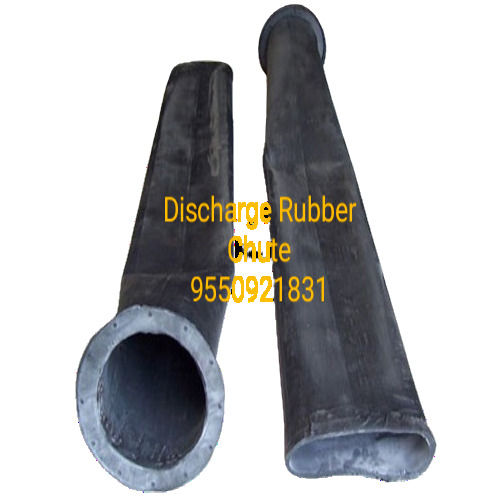 Crack Resistant Black Discharge Rubber Chute