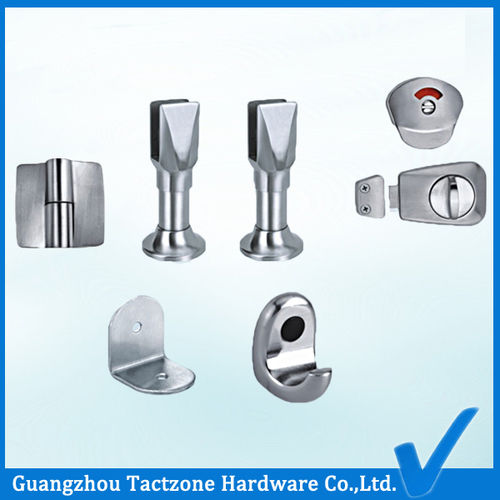 Bathroom Cubicle 304 Stainless Steel Hinge Lock Types