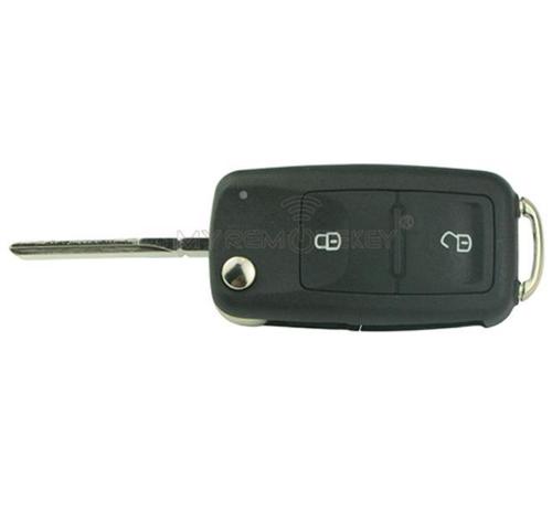  VW रिमोट कुंजी 2 बटन 434mhz ID48 5K0837202AD