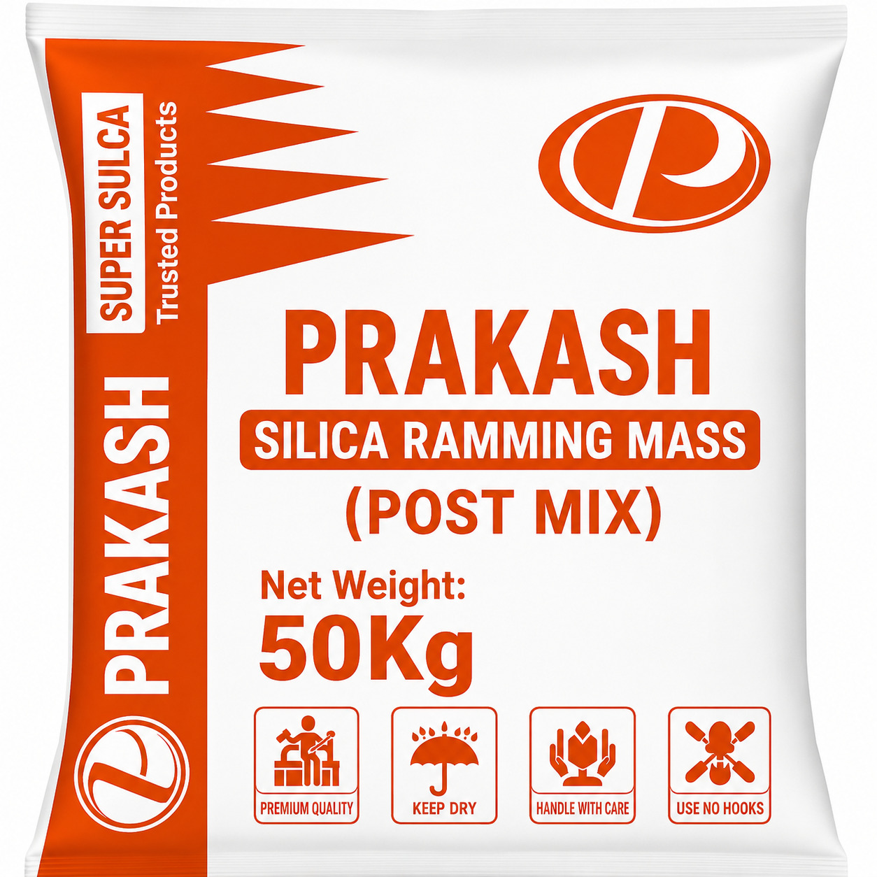 Silica Ramming Mass Post Mix - Al2O3 Content (%): 0.05%