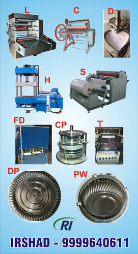 Double Die Hydraulic Paper Plate Making Machines