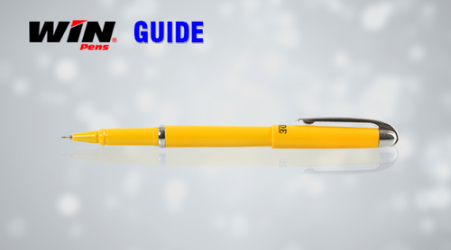 Genuine Win Guide Ball Pens - High Quality Plastic Body, Medium Size, Blue, Black, Red Ink | Smooth Writing, Lightweight, Leak Proof