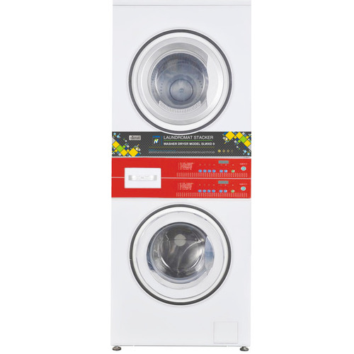 Industrial Coin Operated Stack Washing Machine - Automatic Grade: Automatic