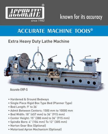 Extra Heavy Duty Lathe Machine