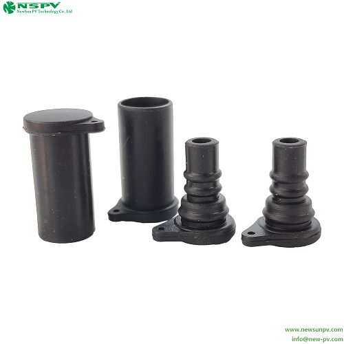 Solar Connector End Cap Insulation Material: Rubber