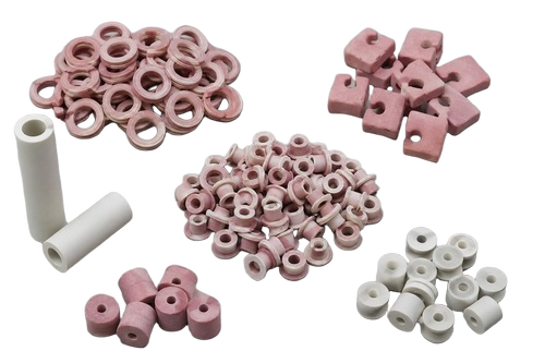 Technical Ceramics - Alumina Composition, 3.8 g/cm³ Density, Customizable Shape - High Thermal Shock Resistance, Excellent Insulating Properties, 400 MPa Flexural Strength, 9 Mohs Hardness, 0.5% Porosity