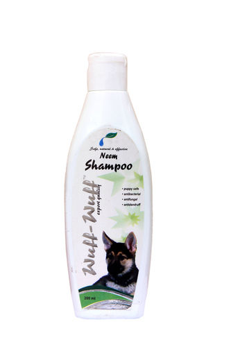 White Wuff-Wuff Neem Shampoo For Pets/Dogs And Cats 200 Ml