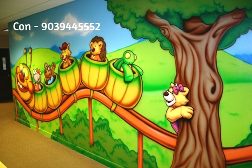 School Spray And Wall Painting By School Wall Painting Artist