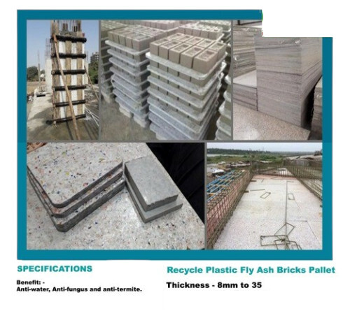 Fly Ash Brick Pallet - Color: White