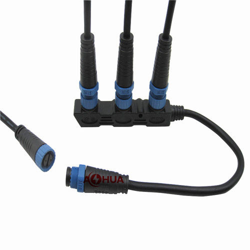 Black Power Led Driver Waterproof Connector