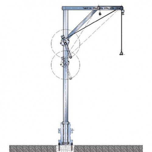 Stainless Steel & Glass Jib Crane