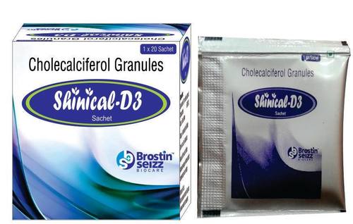 Cholecalciferol Granules - 60000 IU Sachet | Premium-Quality, International Standard Ingredients, Versatile Specifications