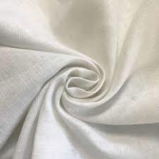 100% Pure Linen Fabric Texture: Plain