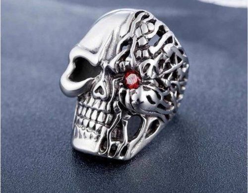 Men's Metal Alloy Skull Ring