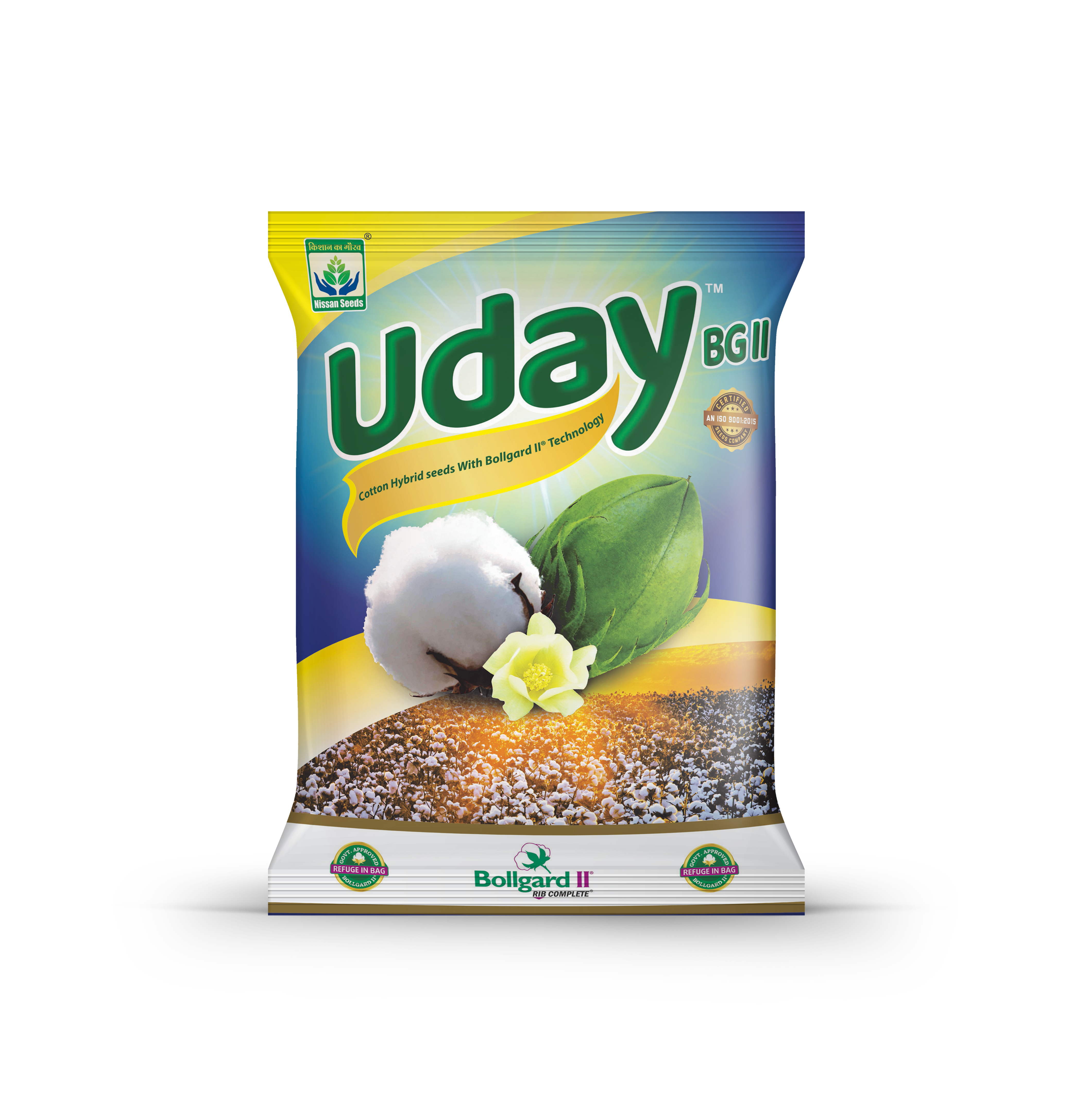 Uday Bgii Cotton Seeds - Color: Green
