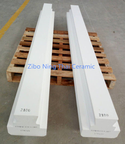 Sio2 High Density Fused Silica Flat Arch Cover Block Used In Float Glass Kiln