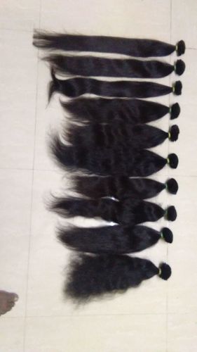 Virgin Human Hair Extensions - Remy Hair, 100kg Weight, Straight Texture | Natural Color, Fine To Coarse Volume Variants