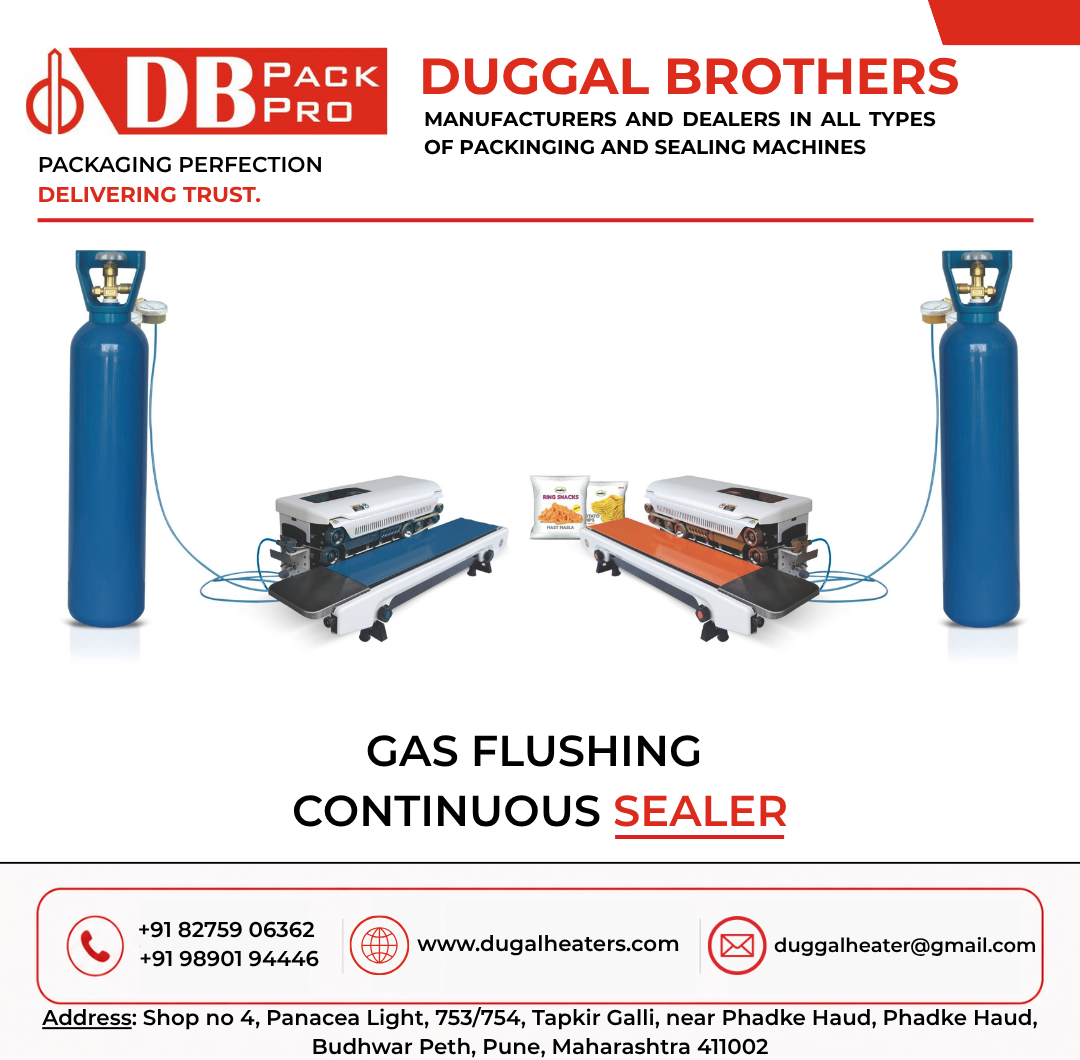 Gas Flushing Sealing Machine - Steel Construction, Sealing Width: 12mm, Power: 240V/500W/50Hz, Temperature: 0-300°C | Adjustable Temp, Fast Sealing, Improved Shelf Life, Easy Operation