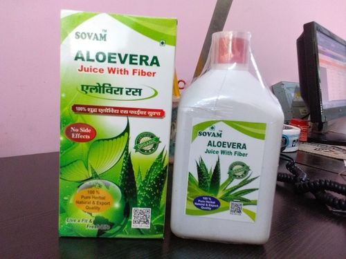 Organic Aloe Vera Fiber Juice