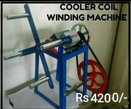 Hand Driven Cooler Coil Winding Machine Coil Diameter: 66 Inch (In)