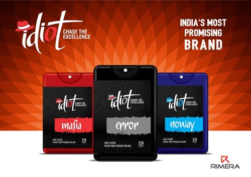Idiot Men Body Perfume - Eco-Friendly Pocket Size Spray, Featuring Mafia, Error, Noway Fragrance for Personal Care