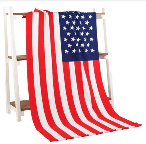 Various Printed Flag Microfiber Beach Towel