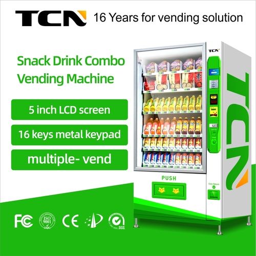 TCN Belt Conveyor Salad Vegetables Fruit Combo Vending Machine