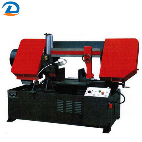 Red Gd4228 High Precision Horizontal Band Sawing Machine Metal Cutting Machine