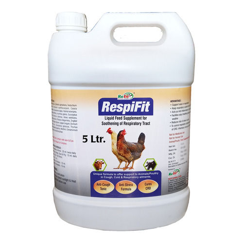 Respiratory Tonic For Poultry And Cattle Respifit 5 Ltr