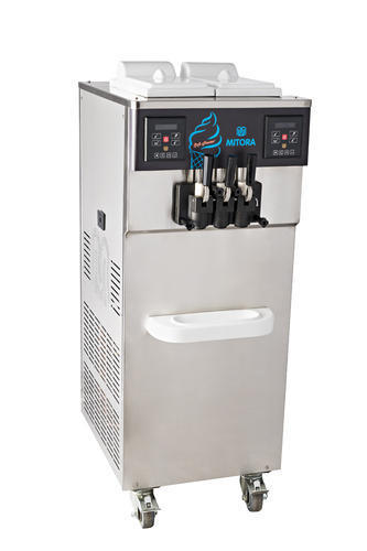 Off White Single Phase Based Soft Ice Cream Blast Freezer