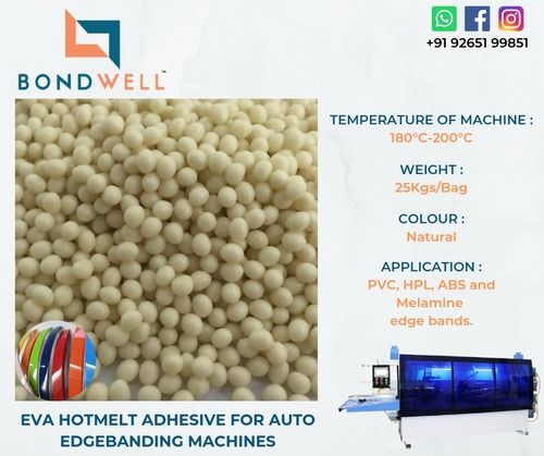 Natural Bondwell Eva Hot Melt Adhesive For Automatic Edge Banding Machine