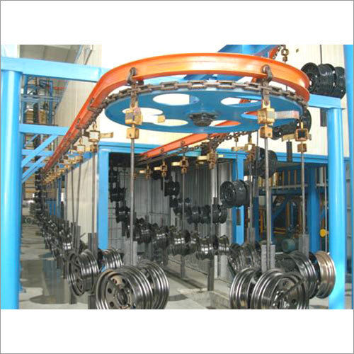 Robot Automatic Painting Line For Wheel Hub