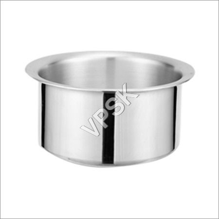 Silver Aluminium Pot