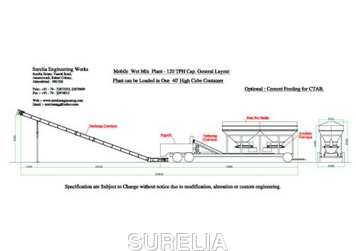 Chemical Earthing Rod Mobile Wet Mix Macadam Plant