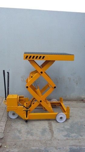 Single Scissor Lifting Table With Roller