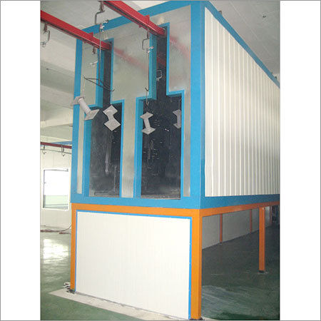 Red/White/Black Powder Coating Plant