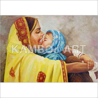 indian mother and child paintings