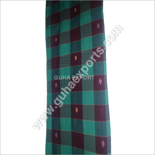 Cotton checked sarees