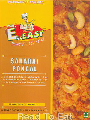Ready- To- Eat Sakarai Pongal