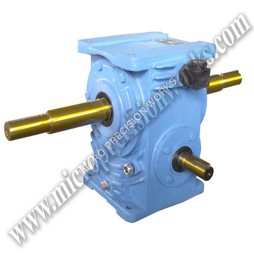 Double Output Worm Reduction Gearbox