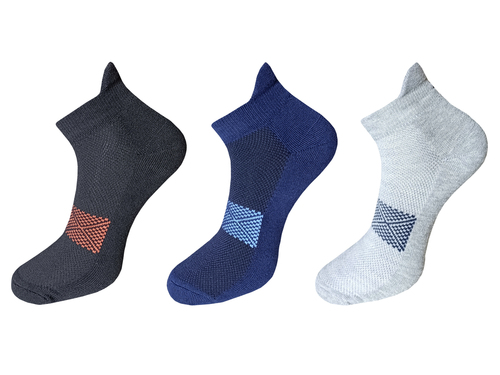 Soft Socks - Combed Cotton, Ankle Length, Available In Various Colors | High Elasticity, Comfortable Fit, Arch Support, Performance Enhancing